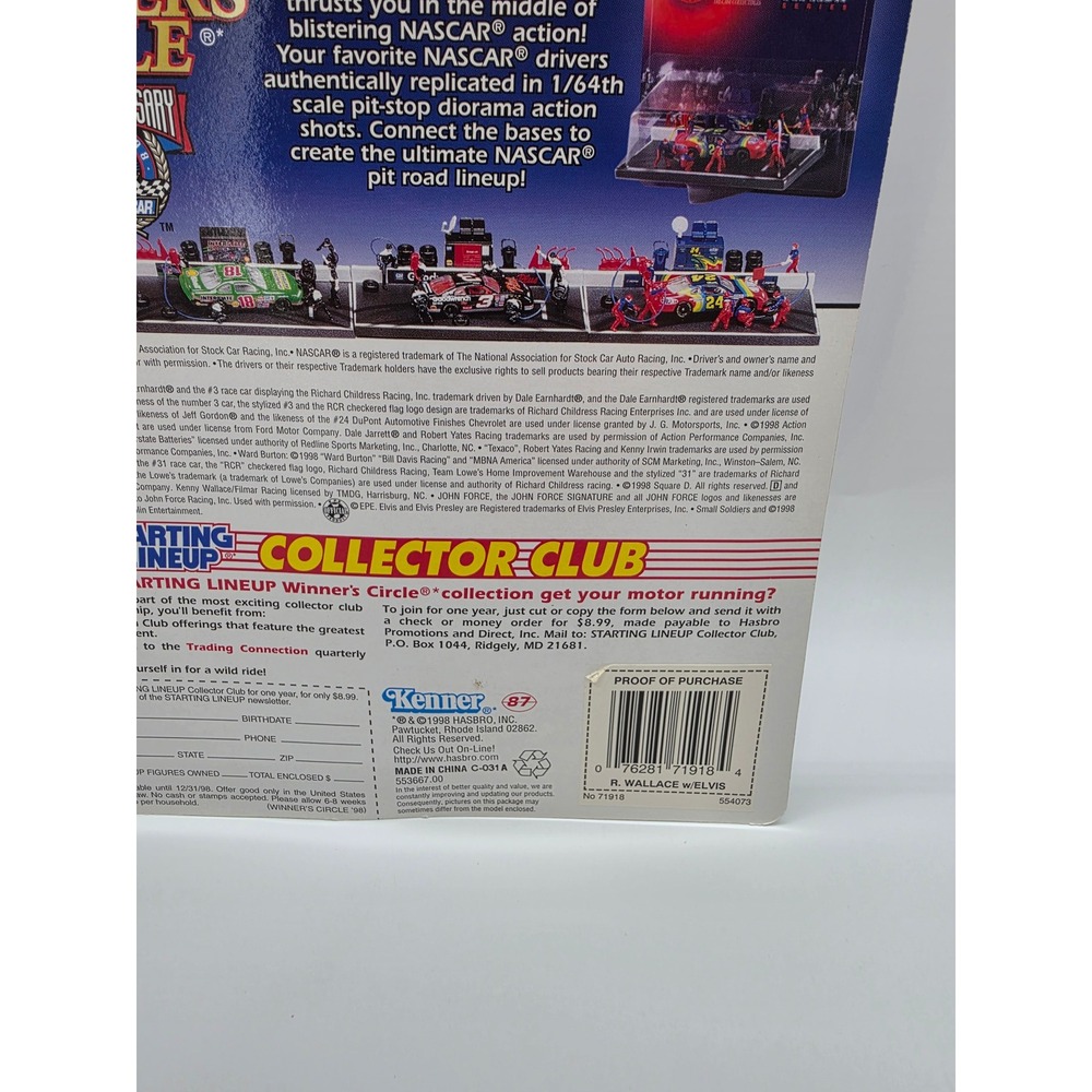 1998 Starting Lineup Winners Circle Rusty Wallace Series II Action Figure NASCAR - Picture 7 of 12